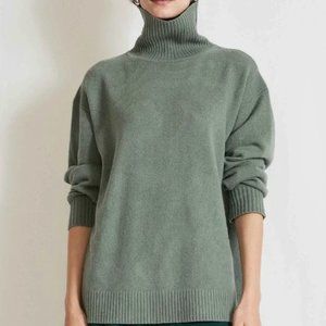 Apiece Apart Aster Turtleneck Green